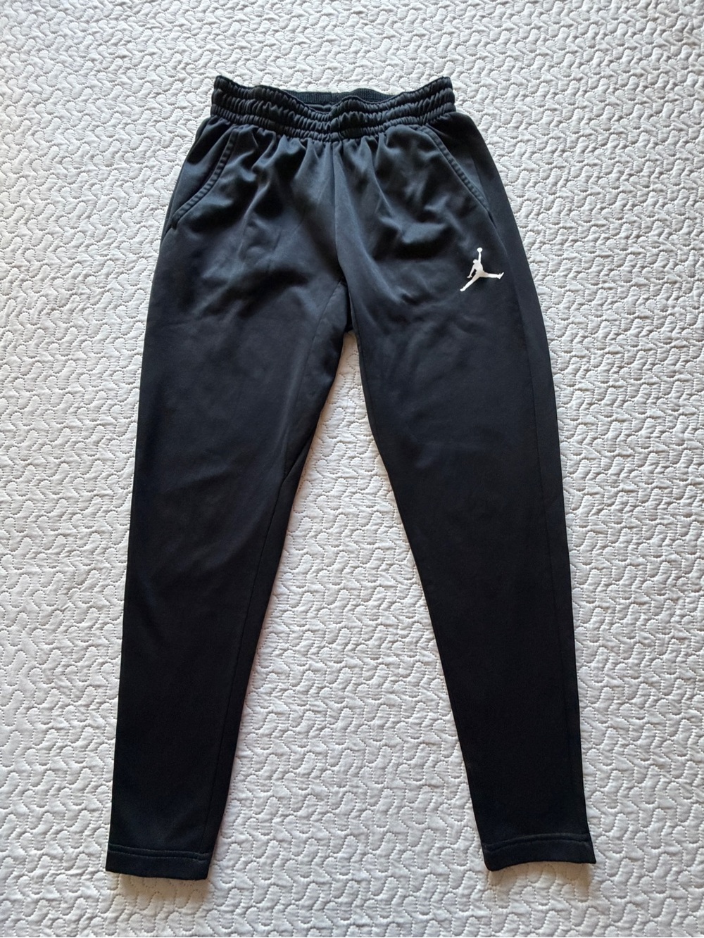 Jordan 360 Fleece Pants Men’s S Black Dri-FIT Tapered Joggers 865866-010